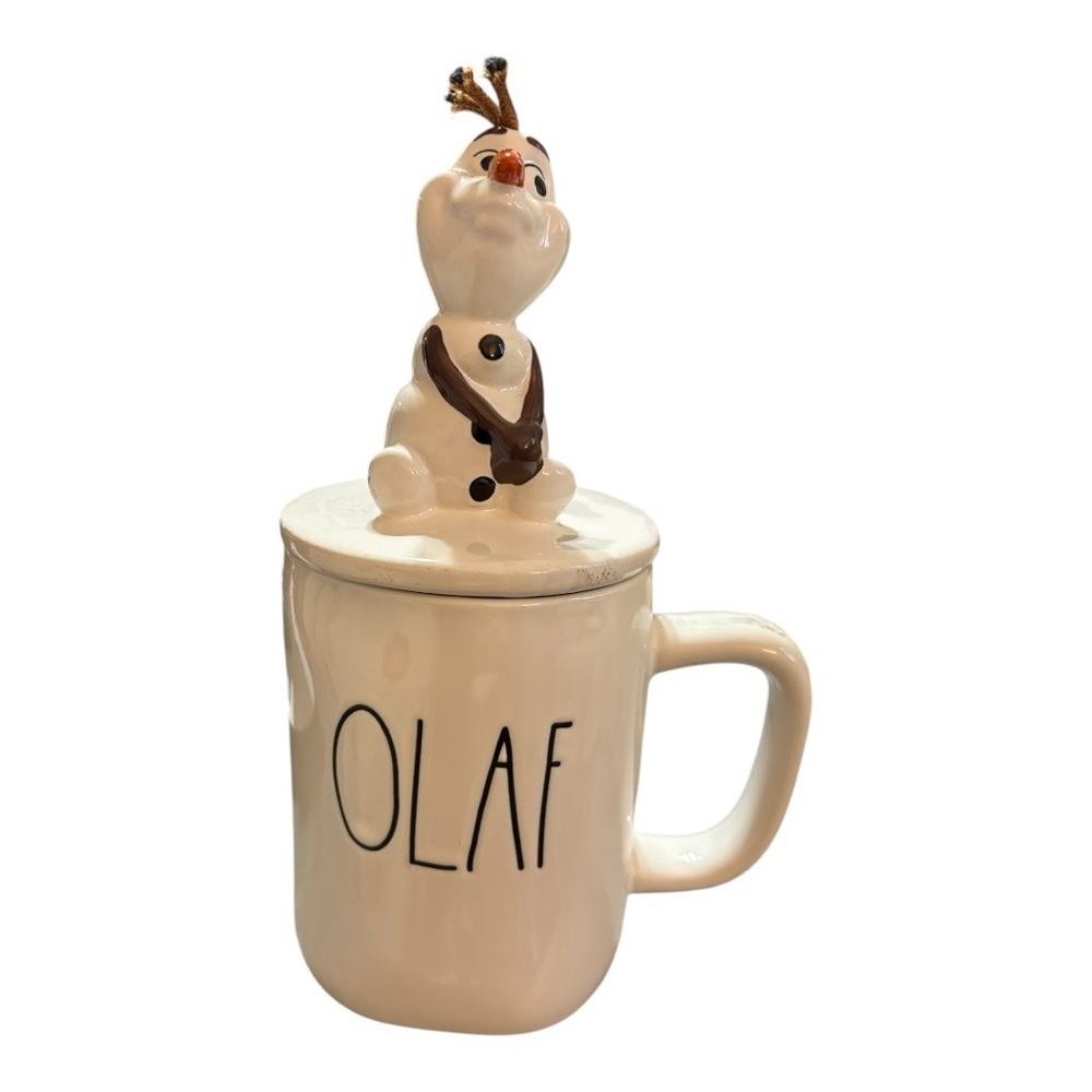 Rae Dunn Olaf Topped Christmas Holiday Frozen Mug